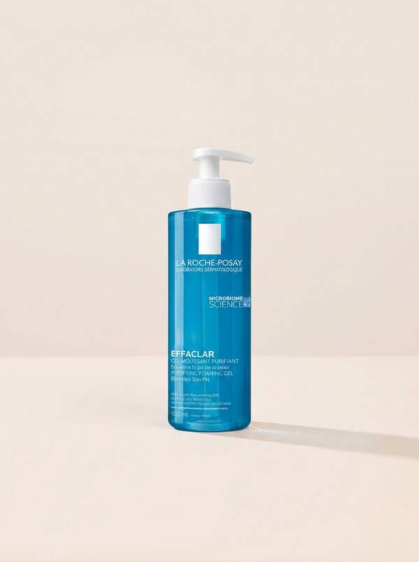 La Roche-Posay Effaclar Purifying Cleansing Gel 400 Ml – Facial Cleanser, Oil Control, For Oily Skin, Fresh Scent, Zinc Pca, Suitable For Daily Facial Routine