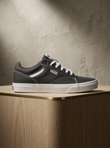 Vans 男款輕量透氣緩震日常休閒運動鞋 黑色 VA4TZE187 - 黑白 - 查看 1