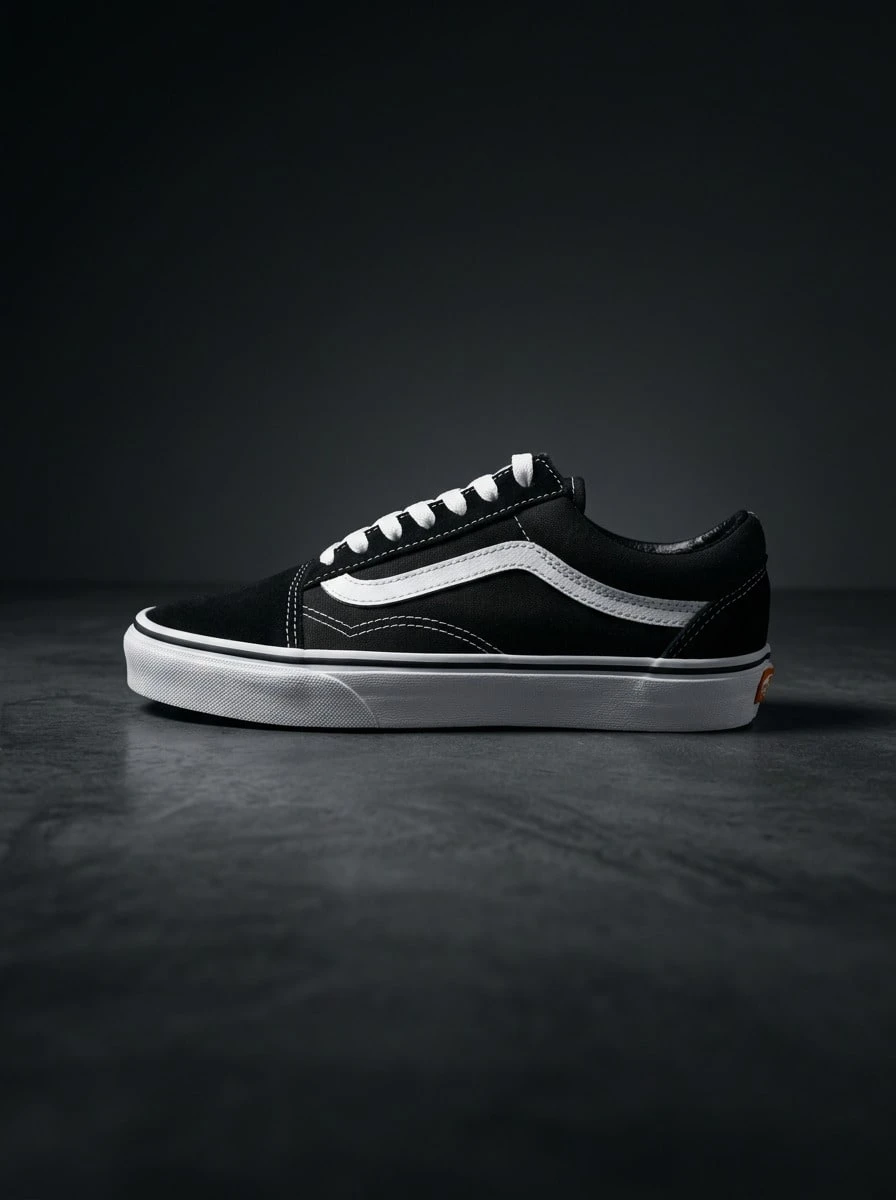 Vans Old Skool Women Sneakers Versatile Durable Non-Slip Daily Casual Black VN000D3HY28 - black - View 1
