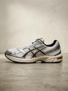Asics GEL-1130 女款運動鞋 柔軟彈性 輕量戶外跑步鞋 白色 1201A256-113 - 白峽谷/黏土峽谷 - 查看 1