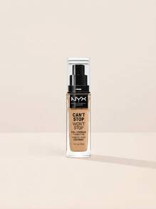 NYX Can'T Stop Won'T Stop Full Coverage Foundation CSWSF10 Buff 30 Ml – Foundation, Full Coverage, For Oily Skin, Buff, Suitable For Daily Makeup - Buff - View 1