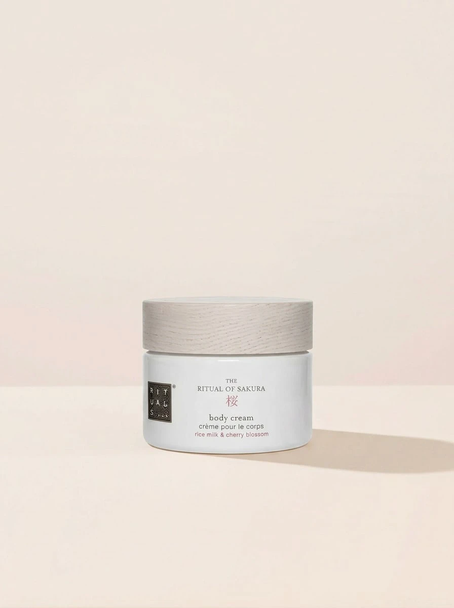 Rituals The Ritual Of Sakura Body Cream 220ml – Body Cream, Nourishing, For Women, Cherry Blossom, Rice Milk, Suitable For Post-Shower Routine - White - View 1