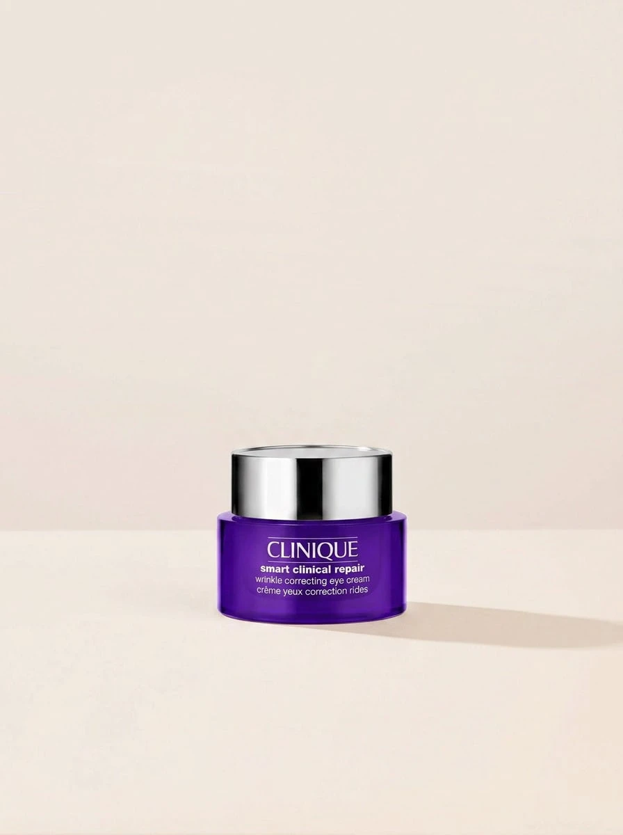 Clinique Smart Clinical Repair Wrinkle Correcting Eye Cream 15 Ml – Eye Cream, Anti-Aging, For Mature Skin, Purple, Peptides, Suitable For Morning Skincare Routine - Clear - View 1