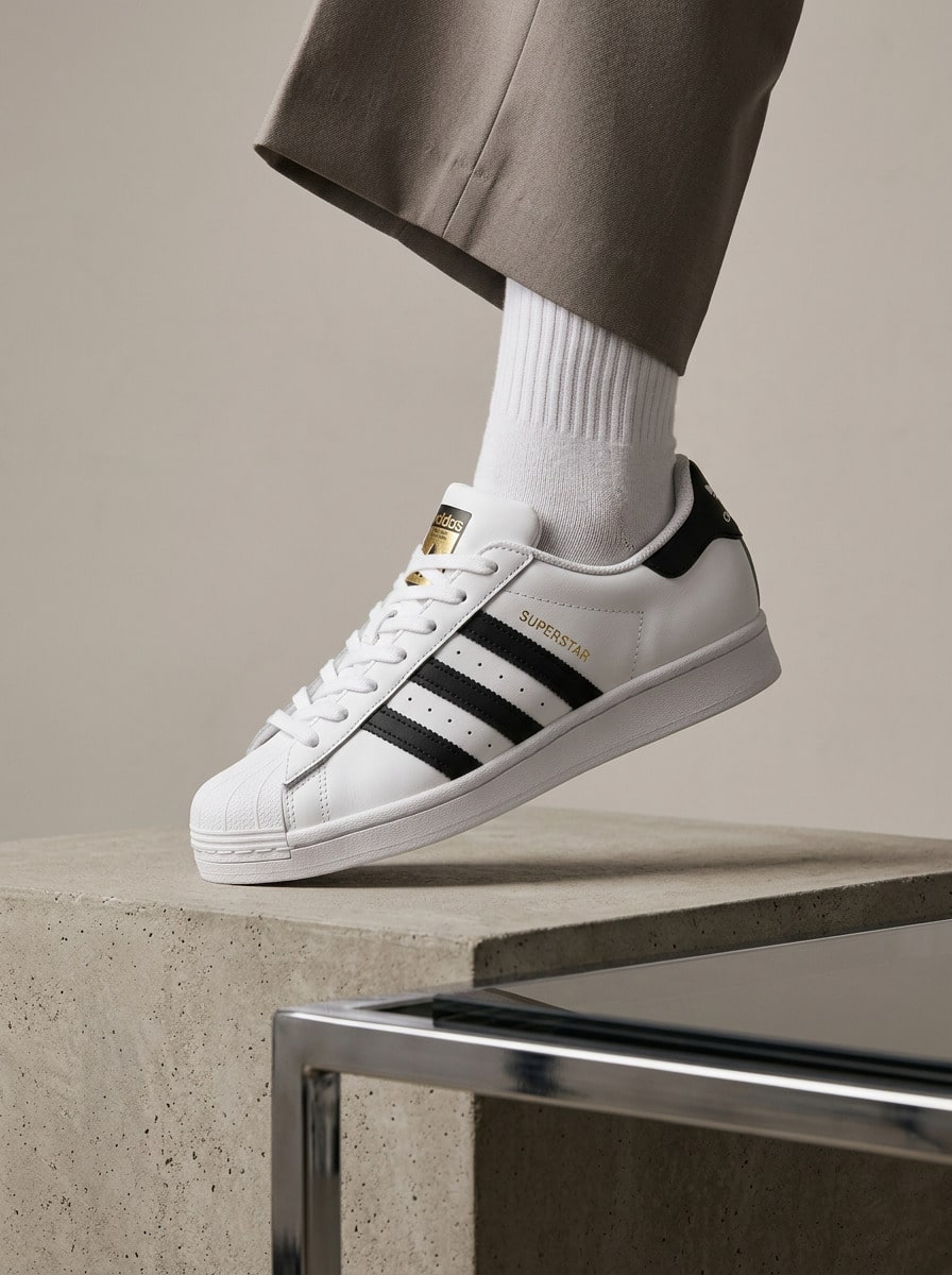 Adidas Hi Se 女款運動鞋,輕量透氣緩震,日常休閒,黑色 EG4958 - 白色/黑色 - 查看 1