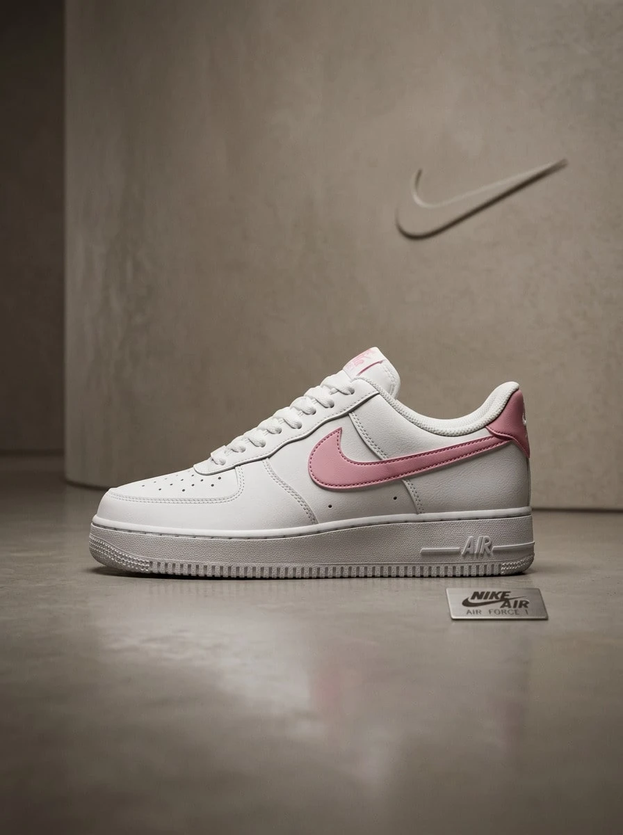 Nike Hi OG 女款運動鞋,輕量透氣緩震,日常休閒白色 DC9486-111 - 白色/粉紅色 - 查看 1