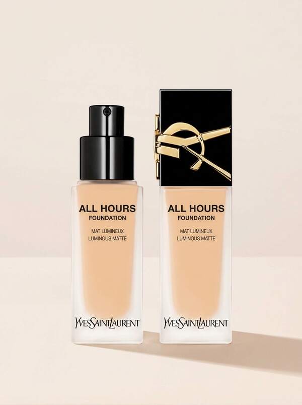 Yves Saint Laurent All Hours Foundation LC1 25 ml – Foundation, Luminous Matte Finish, For Women, LC1, Suitable For Daily Makeup