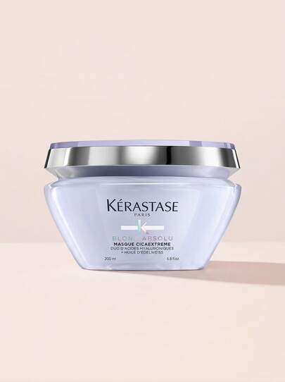 Kérastase Masque Cicaextreme Hair Mask 200 Ml – Hair Mask, Intensive Repair, For Bleached Hair, Luxury Floral Scent, Blonde, Hyaluronic Acid, Suitable For Post-Bleaching Care
