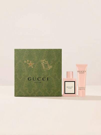 Gucci Bloom Eau De Parfum 50 ml Gift Set Set – Perfume Gift Set, Long-Lasting Fragrance, For Women, Floral, Pink, Jasmine Bud Extract, Suitable For Holiday Gifting