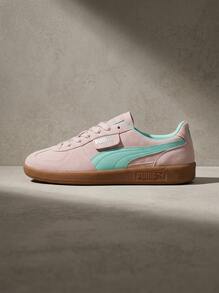 Puma Palermo 女款運動鞋 舒適百搭耐穿 訓練運動鞋 黑色 396463-23 - 淡紫色薄霧/薄荷/口香糖 - 查看 1