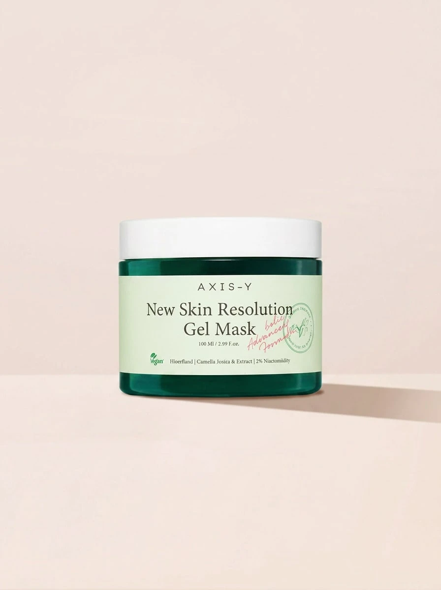 AXIS-Y New Skin Resolution Gel Mask 100 Ml – Gel Mask, Soothing, For Sensitive Skin, Clear , Heartleaf, Suitable For Night Skincare Routine - Clear - View 1