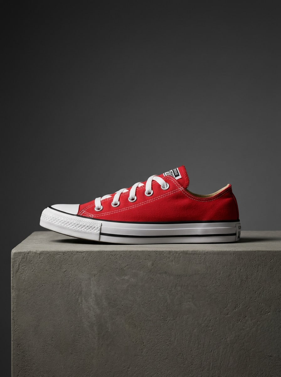 Converse Chuck Taylor All Star 女款運動鞋 耐穿防滑支撐型 校園戶外紅色 M9696C - 紅色 - 查看 1