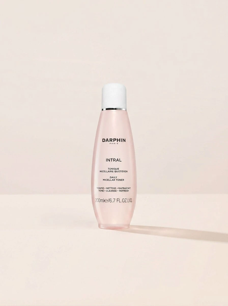 Darphin Intral Daily Micellar Toner 200 Ml – Micellar Toner, Soothing, For Sensitive Skin, Floral, Pink, Centella Asiatica, Suitable For Morning Skincare Routine - Clear - View 1