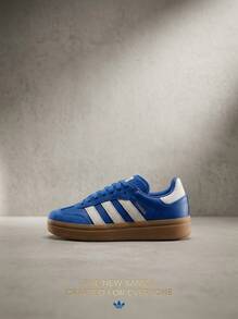 Adidas Samba Hi OG 女款運動鞋，輕量透氣緩震，日常休閒，藍色 JI0865 - 藍色 - 查看 1