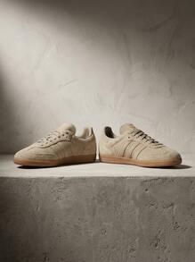 Adidas Samba Hi OG 男款運動鞋，輕量透氣緩震，日常休閒，棕色 JI3210 - 淺棕色 - 查看 1