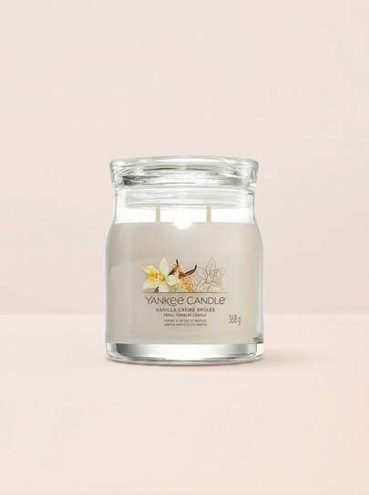 Yankee Candle Vanilla Crème Brûlée Signature Medium Jar Candle 368 G