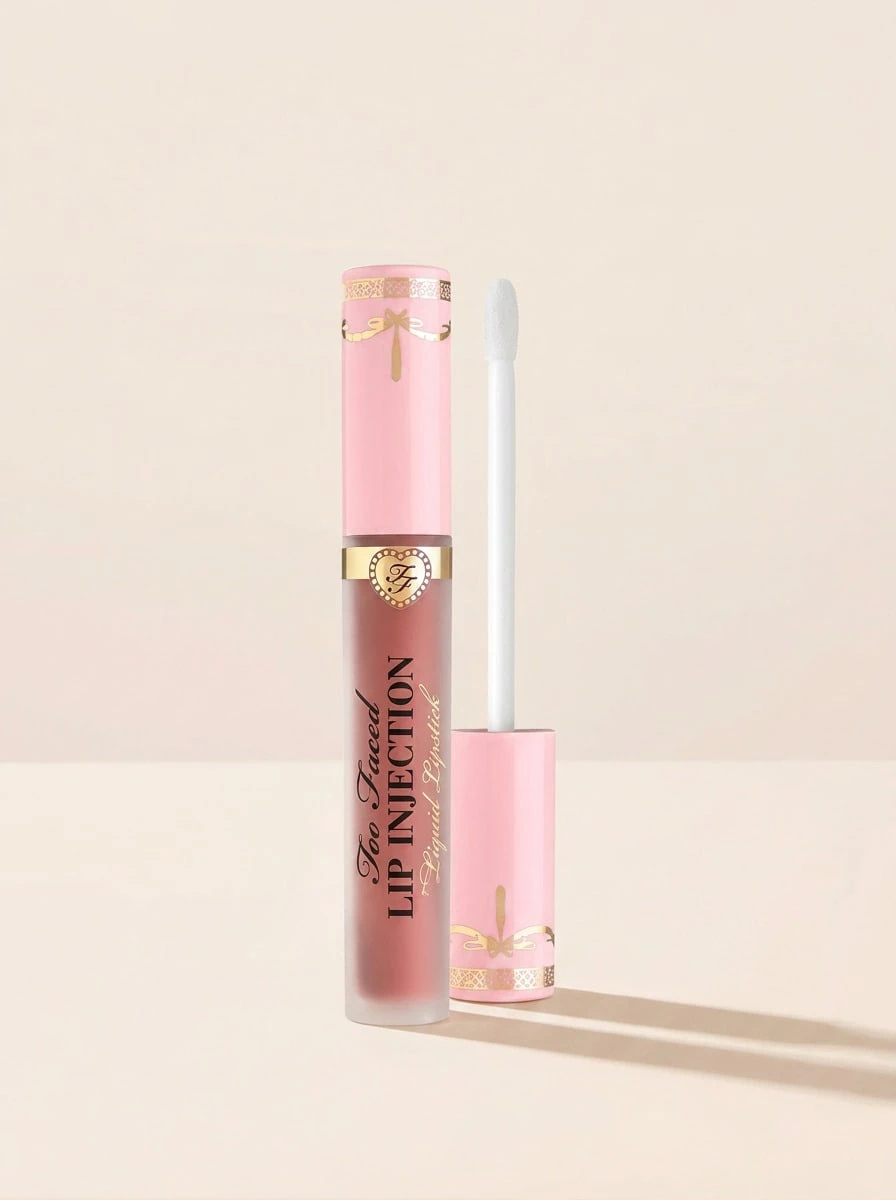 Too Faced احمر شفاه سائل لتضخيم الشفاه مقاس 3 مل - مقاس الملكة - مشاهدة 1