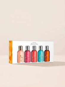 Molton Brown Travel Body Care Collection Gift Set 5 X 100 Ml – Shower Gel Set, Cleansing, For Travelers, Orange & Bergamot, Multi-Color, Essential Oils, Suitable For Business Trips - Clear - View 1