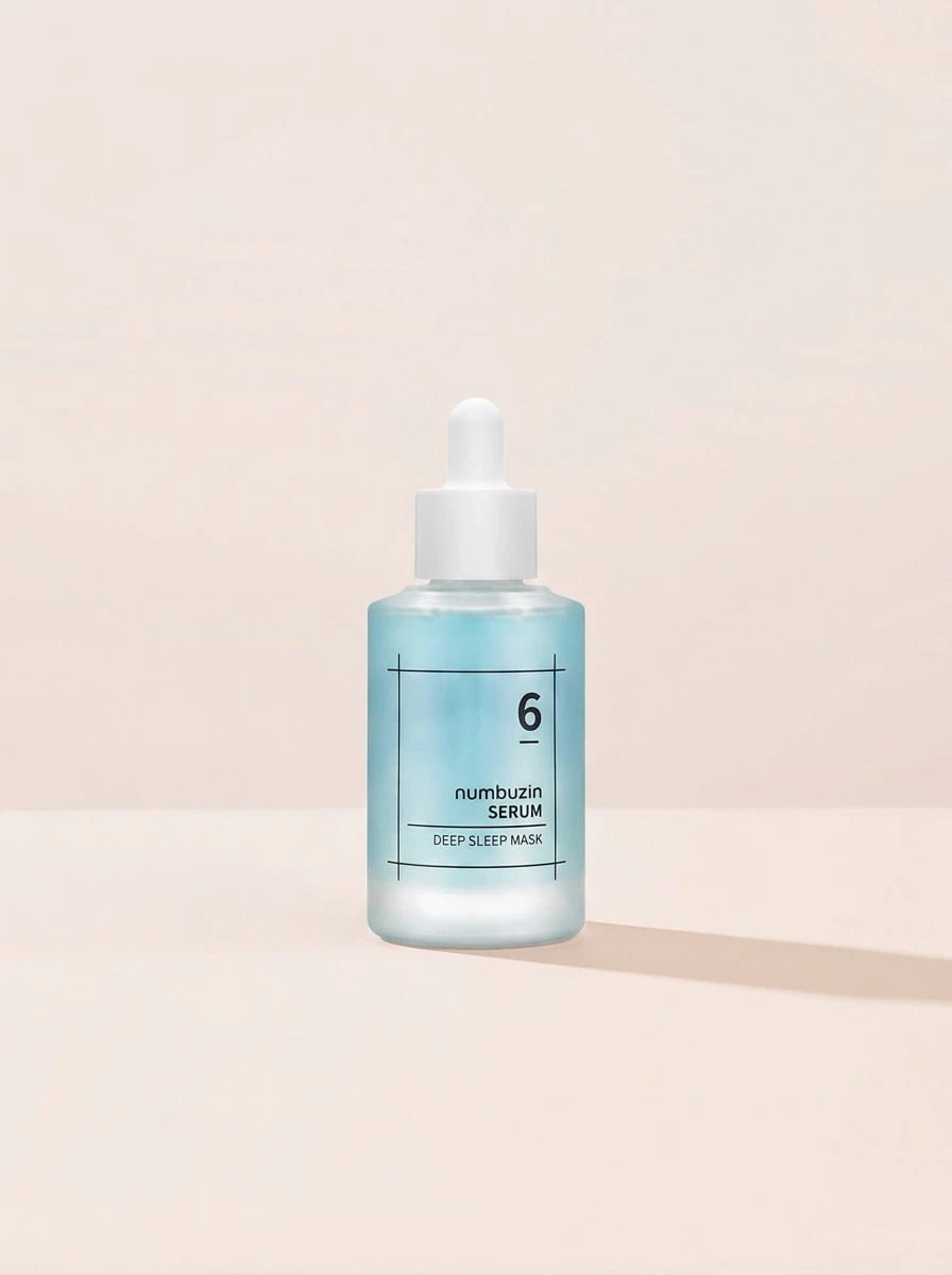 numbuzin No. 6 Deep Sleep Mask Serum 50 Ml – Serum, Intense Hydration, For Dry Skin, Light Blue, Glacier Water, Suitable For Nighttime Skincare Routine - Multicolor - View 1