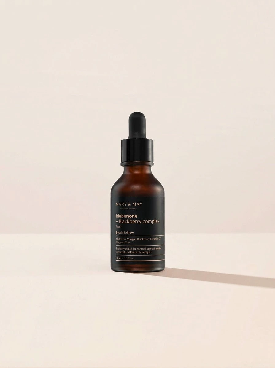 Mary&May Idebenone+Blackberry Complex Serum 30 Ml – Facial Serum, Anti-Aging, For Women, Idebenone, Suitable For Daily Skincare Routine - Clear - View 1