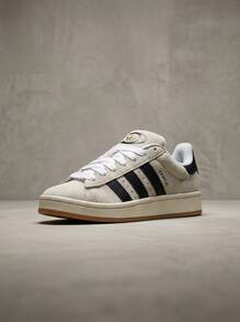 Adidas Campus 女款運動鞋，輕量透氣、緩震舒適、百搭親膚，適合健身訓練 GY0042 - 水晶白 - 查看 1