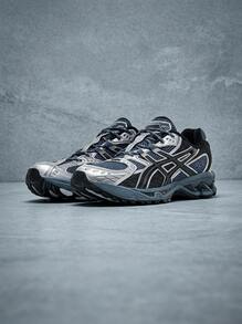 Asics Td Se 女款運動鞋 透氣 百搭 日常跑步 黑色 1203A543-021 - 深藍色/銀色/黑色 - 查看 1