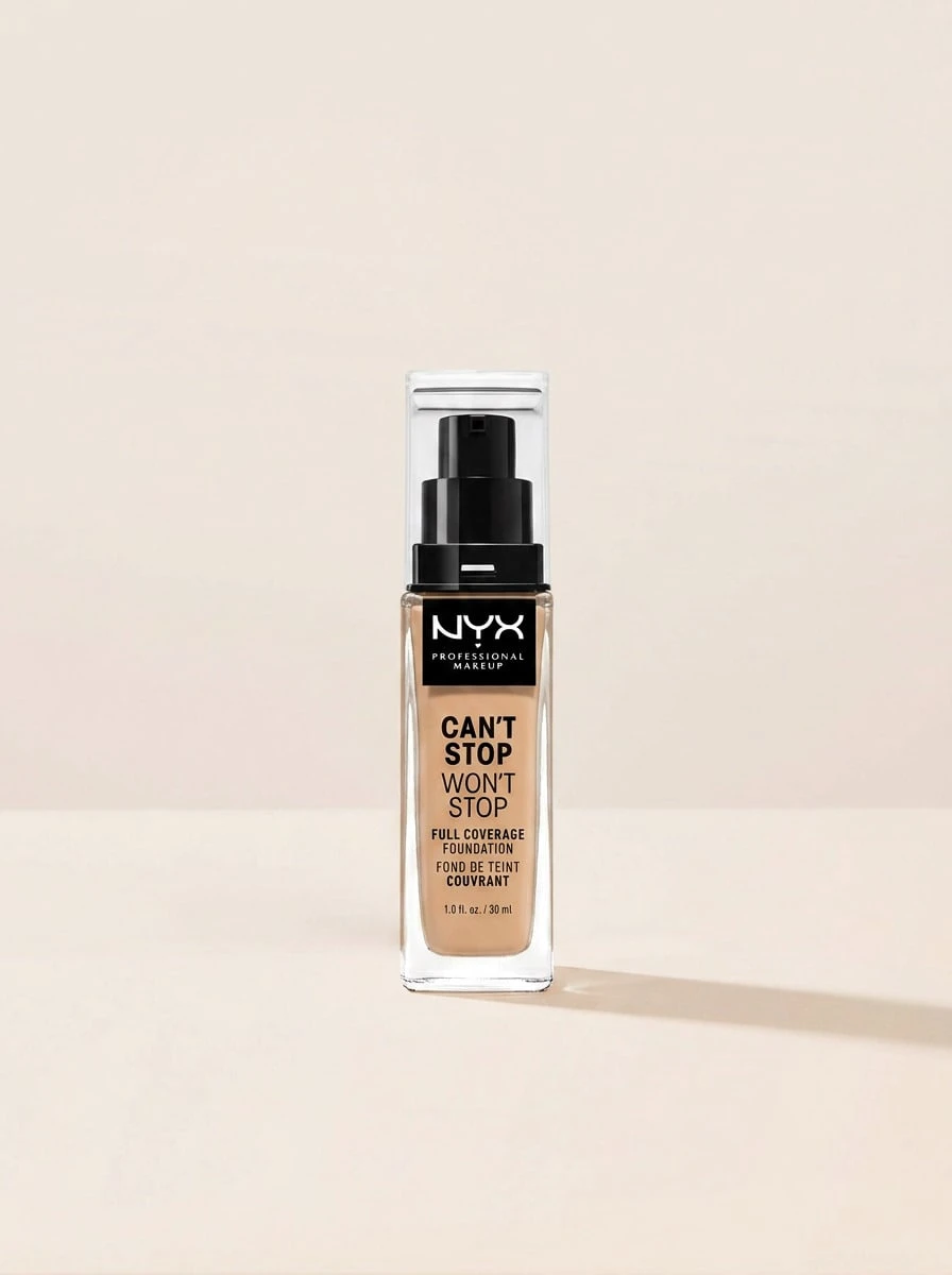 NYX Can't Stop Won't Stop Full Coverage Foundation CSWSF7.5 Soft Beige 30 Ml – Foundation, Full Coverage, For Oily Skin, Soft Beige, Suitable For Daily Wear - soft brown - 查看 1