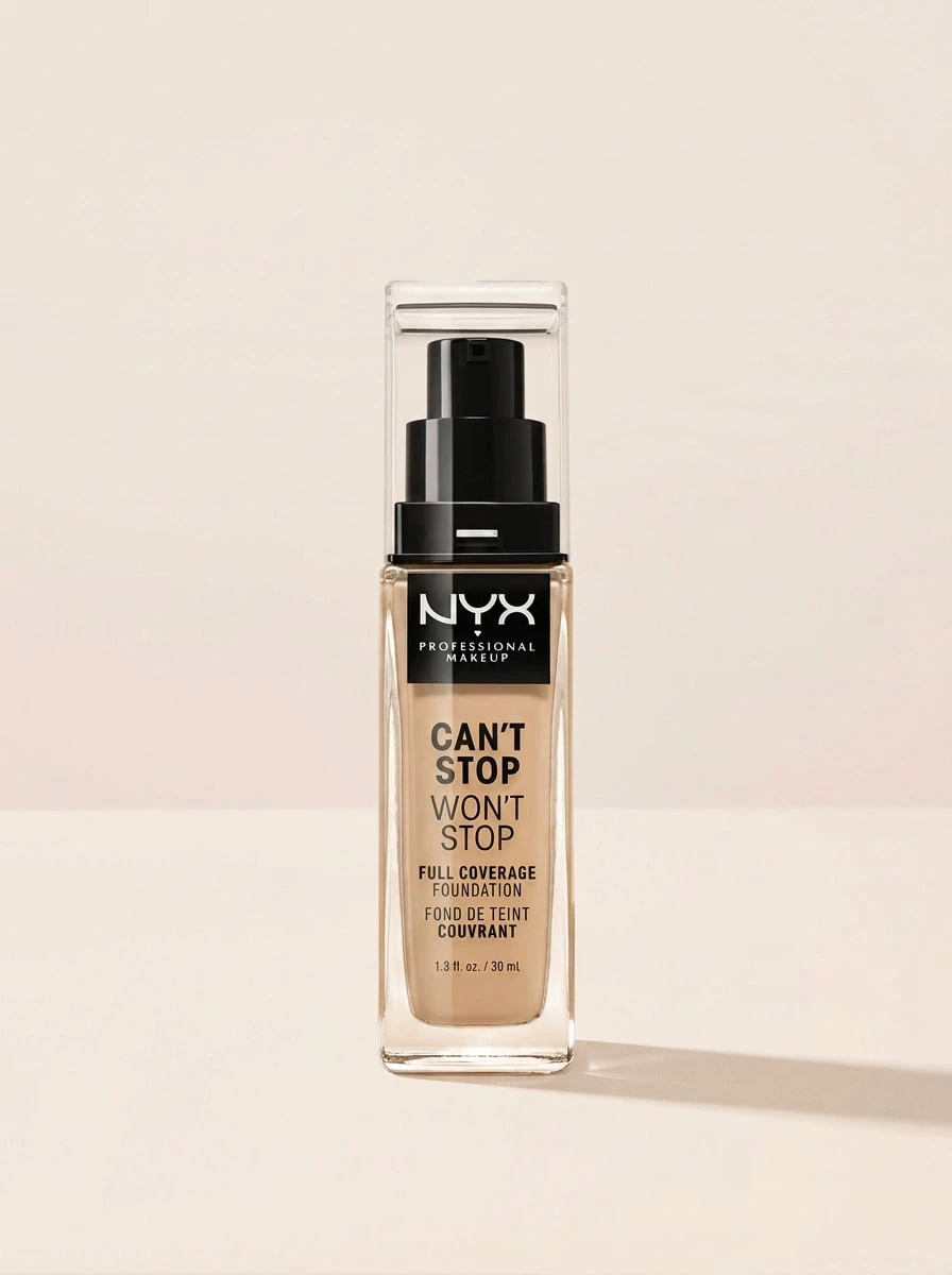 NYX Can't Stop Won't Stop Full Coverage Foundation CSWSF6.5 Nude 30 Ml – Foundation, Full Coverage, For Oily Skin, Nude, Suitable For Daily Wear - Nude - View 1
