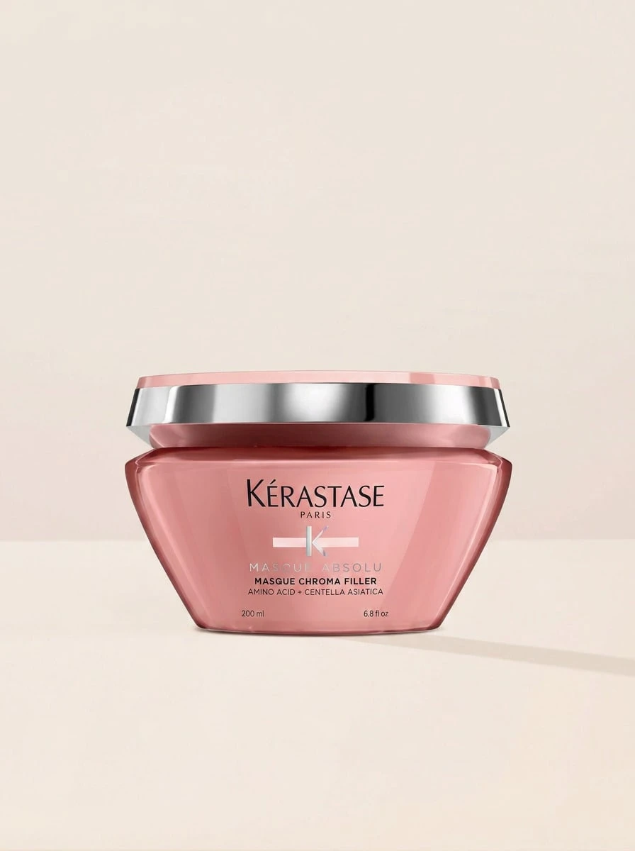 Kérastase Chroma Absolu Masque Chroma Filler Hair Mask 200 Ml – Hair Mask, Color Protection, For Color-Treated Hair, Amino Acid, Suitable For Post-Color Hair Care - Absolute Chroma - View 1