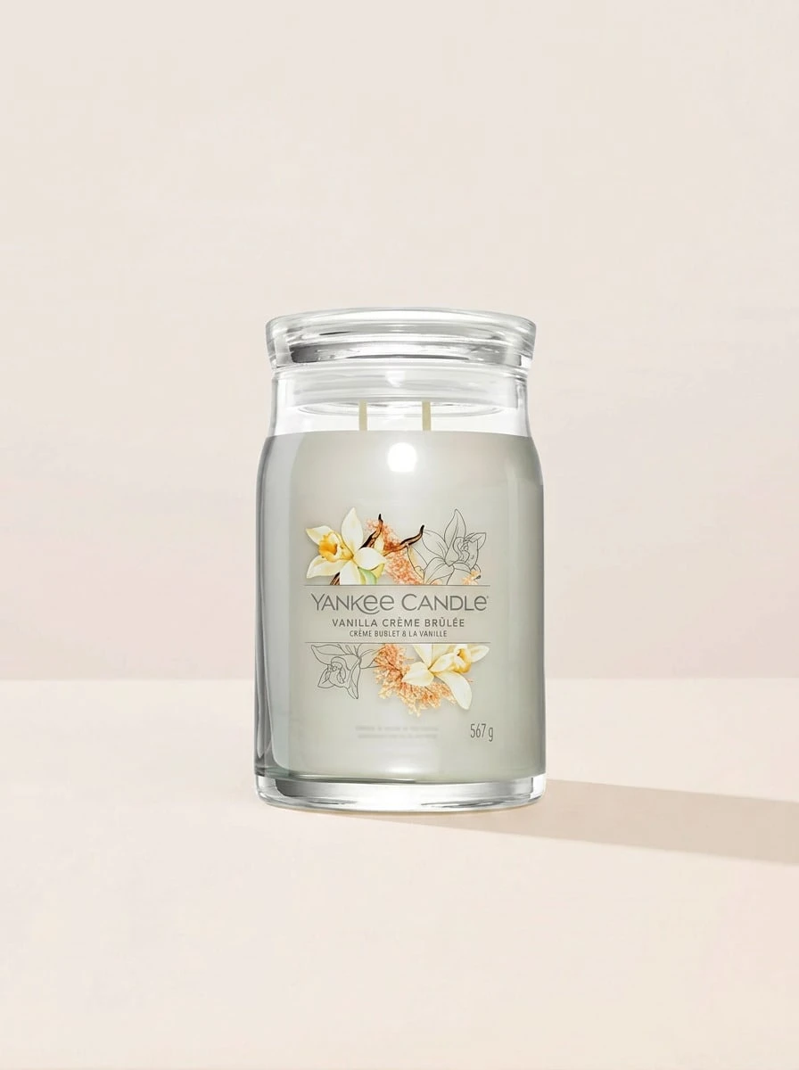 Yankee Candle Vanilla Crème Brûlée Signature Large Jar Candle 567 G - 香草焦糖布丁 - 查看 1