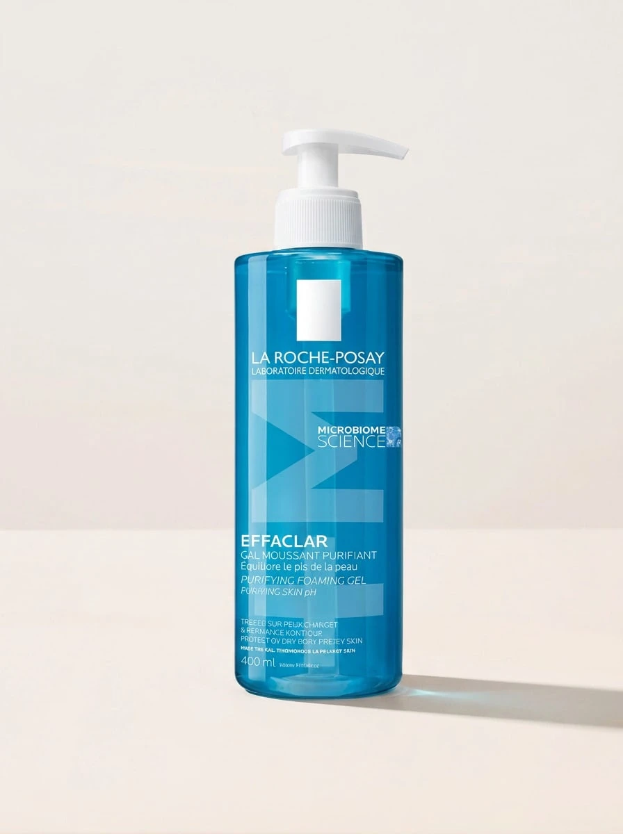 La Roche-Posay جل إيفاكلار الرغوي المنقي من لا روش بوزيه للبشرة الدهنية - 400 غرام - متعدد الألوان - مشاهدة 1