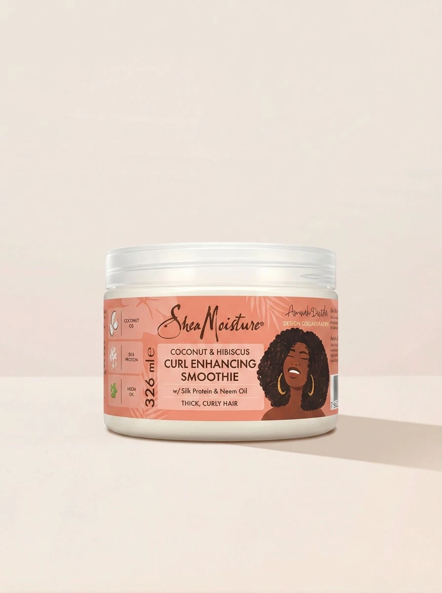Shea Moisture Coconut And Hibiscus Curl Enhancing Smoothie, 326 Ml - White - View 1