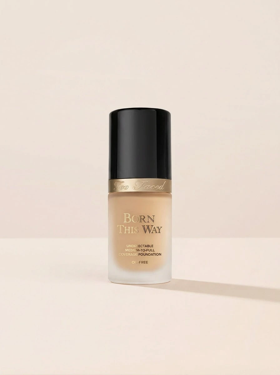 Too Faced Born This Way Undetectable Medium-To-Full Coverage Foundation Natural Beige 30 Ml – Foundation, Medium-To-Full Coverage, For Women, Beige, Oil-Free, Suitable For Daily Skincare Routine - 自然米色 - 查看 1