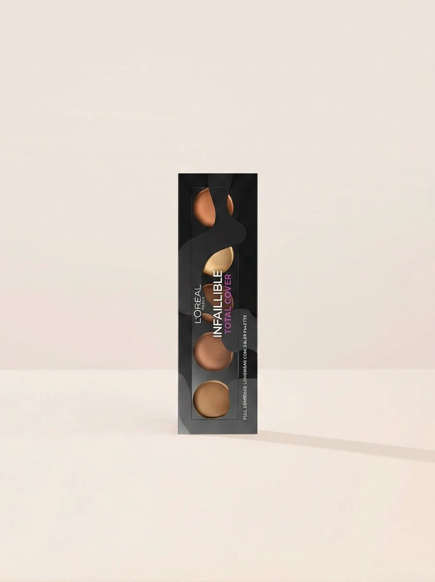 L'Oréal Paris Infallible Total Cover Concealer Palette Dark 15 G - Brown - View 1