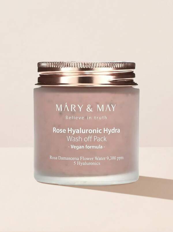 Mary&May Rose Hyaluronic Hydra Wash Off Pack 125 G