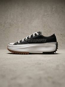Converse Run Star Hike 女款運動鞋 柔軟輕量透氣 訓練運動鞋 黑色 168816C - 黑色 - 查看 1