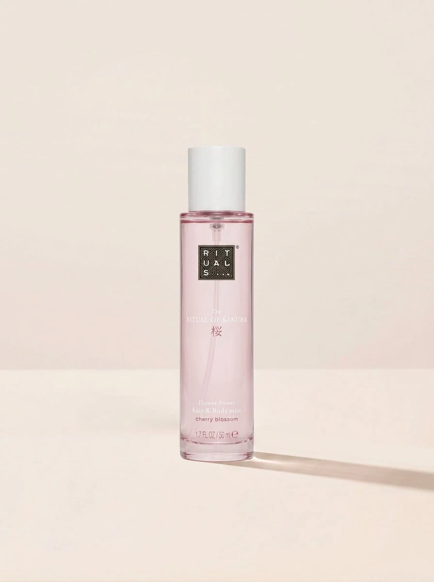 Rituals The Ritual Of Sakura Hair & Body Mist 50 Ml – Mist, Refreshing, For Women, Cherry Blossom, Rice Milk, Suitable For Post-Shower Routine - 白色 - 查看 1