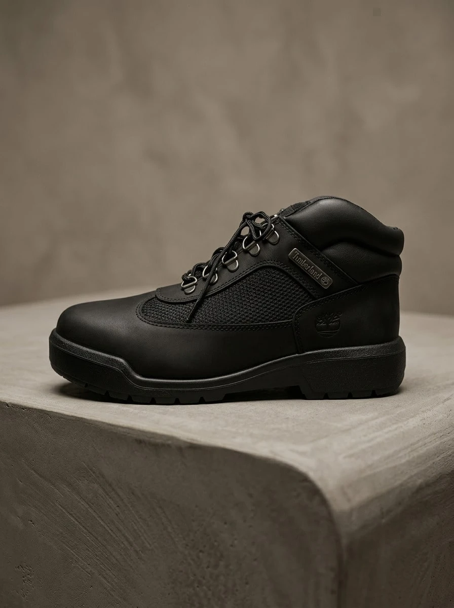 Timberland 男士户外徒步防水防滑高支撑缓震舒适耐磨外底易于清洁黑色 A17KY - 黑色 - 查看 1