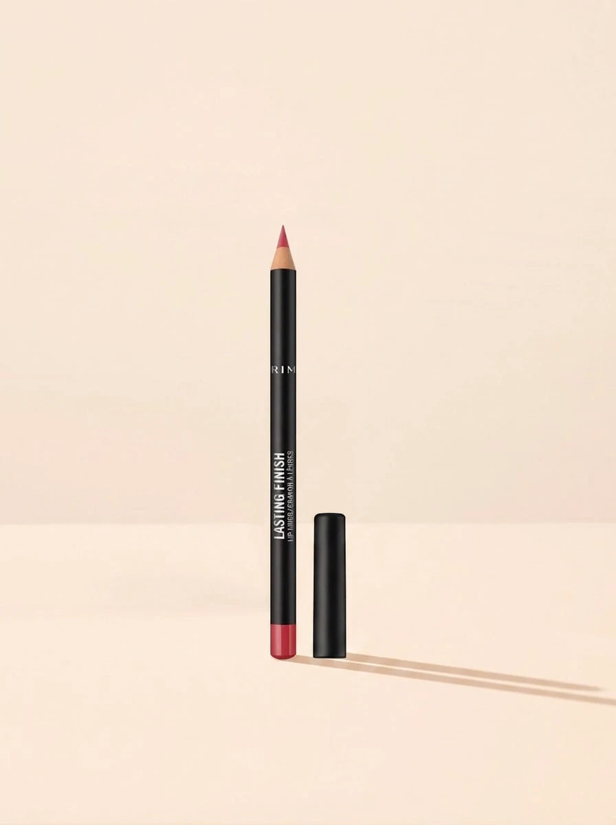 Rimmel London Lasting Finish Lip Pencil 195 Sunset Pink – Lip Liner, Long-Lasting, For Women, Pink, Suitable For Daily Makeup Routine - 195 Sunset Pink - View 1