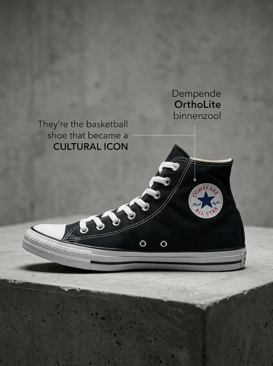Converse Chuck Taylor All Star Hi 运动鞋休闲鞋高帮系带踝部支撑帆布透气耐用经典款式日常街头健身旅行男女通用黑色 M9160 - 黑色 - 查看 1