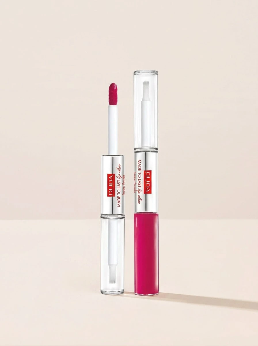 Pupa Made To Last Lip Duo Liquid Lipstick 004 Geranium Fuchsia 8 Ml – Liquid Lipstick, Long-Lasting, For Women, Geranium Fuchsia, Suitable For Daily Wear - 004 Geranium Fuchsia - View 1
