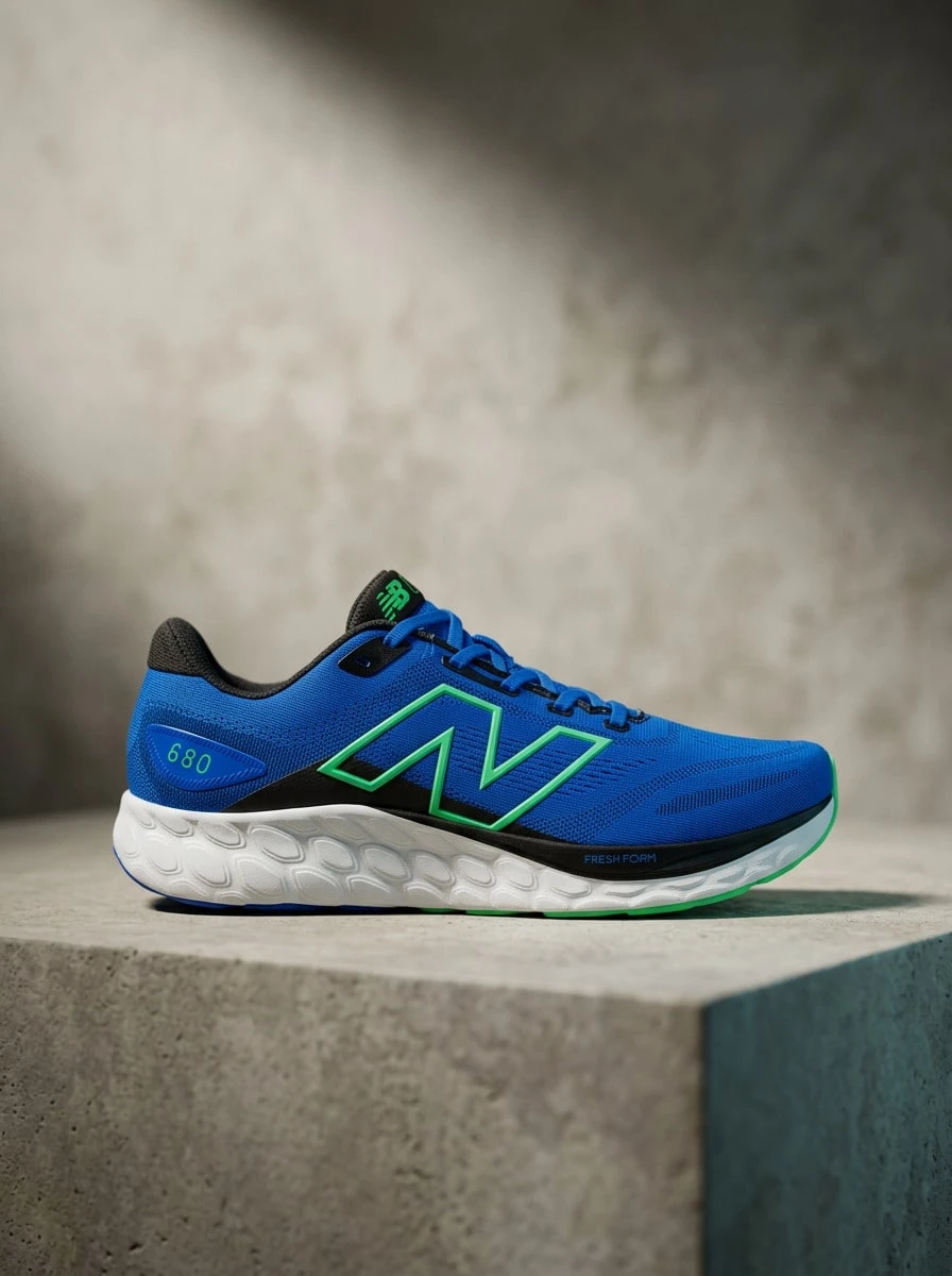 New Balance Men Sneakers Breathable Cushioned Comfortable Casual Gym Black M680LB8 - blue - View 1