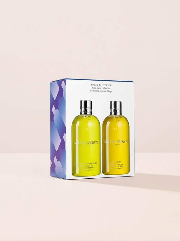 Molton Brown Spicy & Citrus Body Care Collection Gift Set 2 X 300 Ml