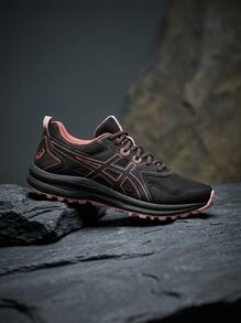 Asics Women Sneakers Versatile Durable Non-Slip Gym Training Black 1012A566 - Black rose/dried rose - View 1