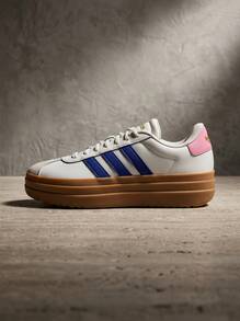 Adidas Hi Td Women Sneakers Breathable Versatile Daily Outdoor White JQ5643 - White/Brown/Blue - View 1