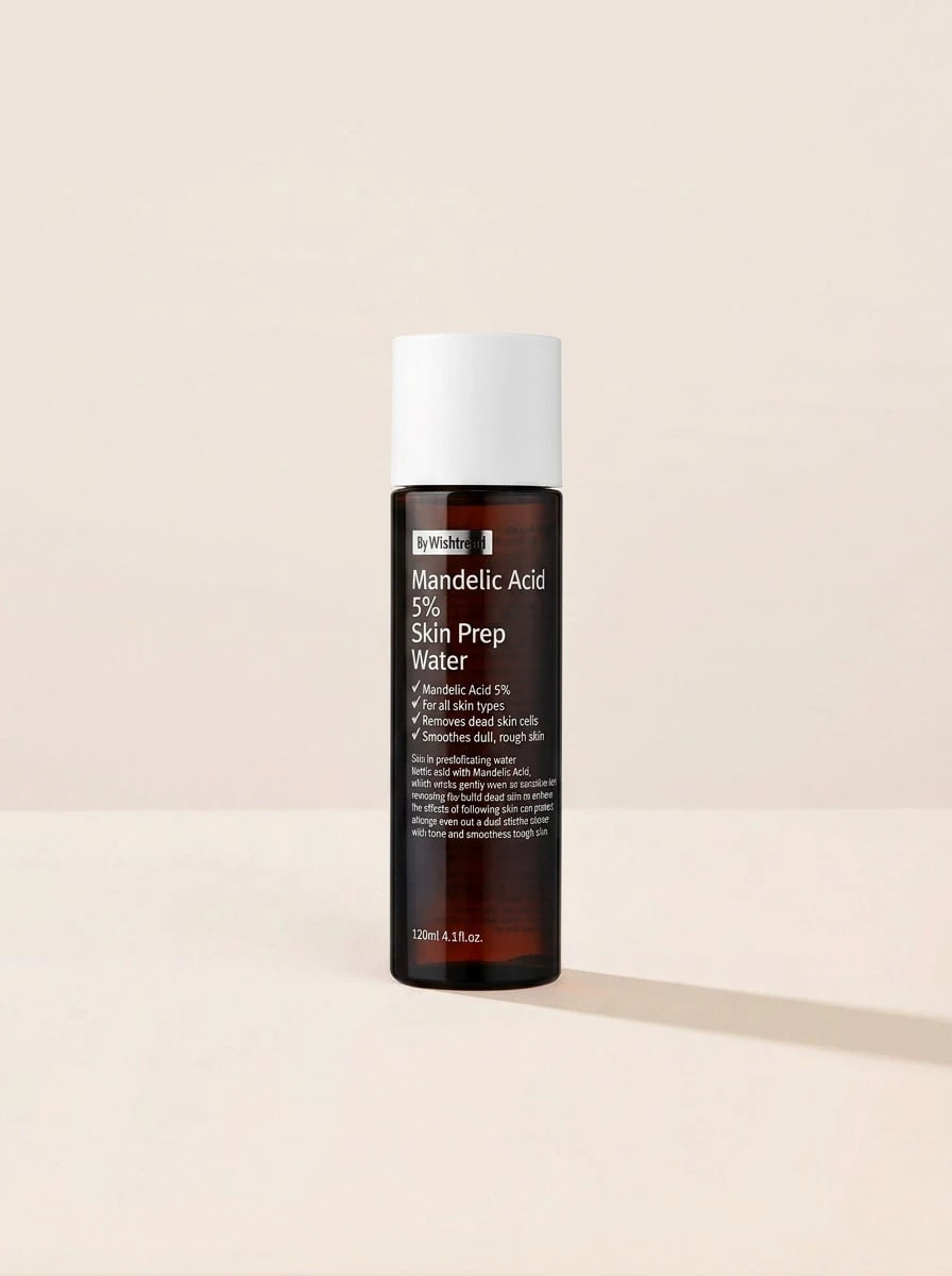 By Wishtrend Mandelic Acid 5% Skin Prep Water 120 Ml – Toner, Exfoliating, For Sensitive Skin, Mandelic Acid, Suitable For Morning Skincare Routine - Clear - View 1
