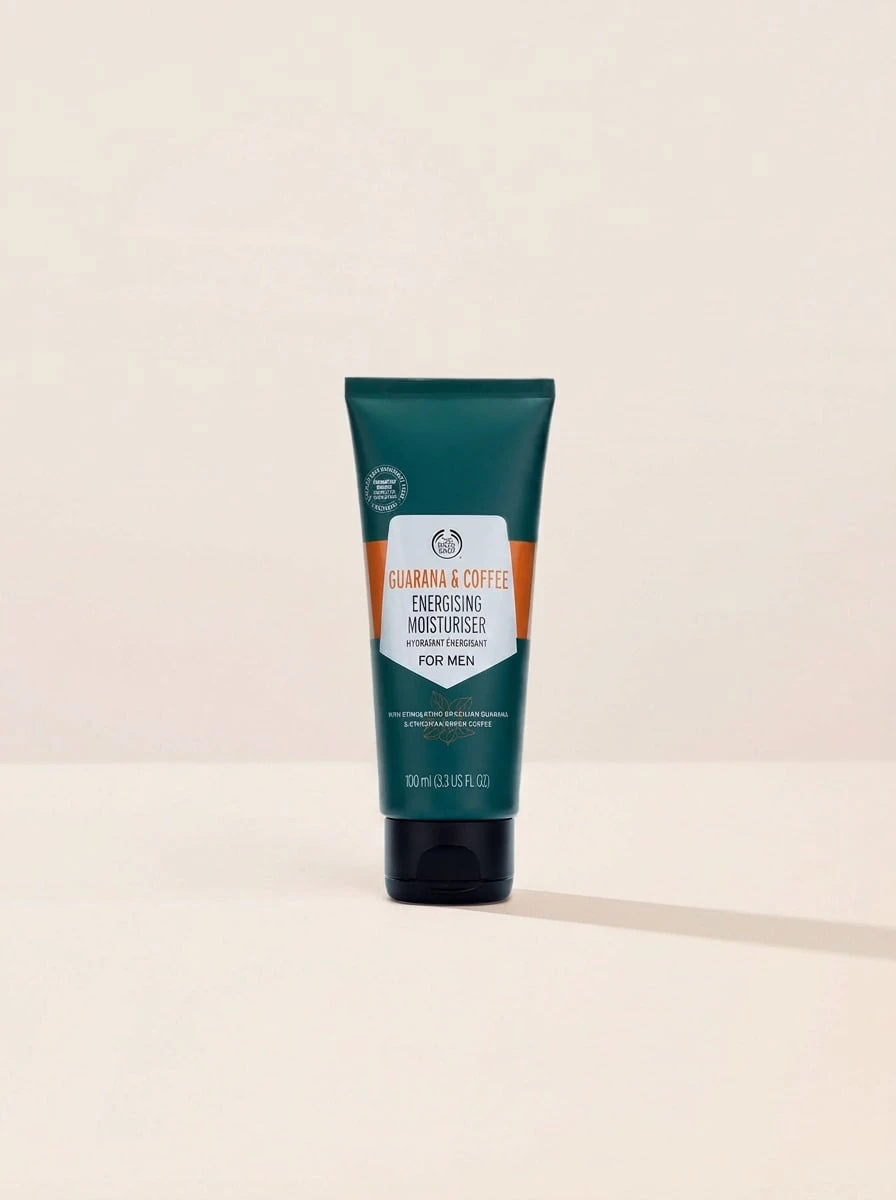 The Body Shop مرطب منشط بالكافيين والجوارانا للرجال 100 مل - واضح - مشاهدة 1