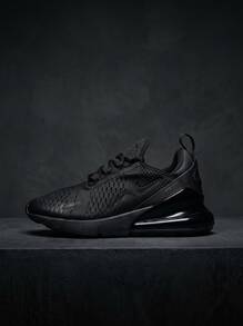Nike Air Max 270 女款时尚休闲运动鞋 - 黑色 - 查看 1