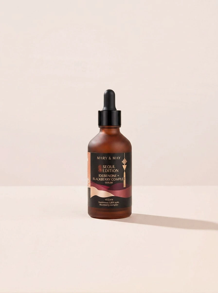 Mary&May Idebenone+Blackberry Complex Serum 80 Ml – Serum, Anti-Aging, For Aging Skin, Idebenone, Suitable For Morning Skincare Routine - Clear - View 1