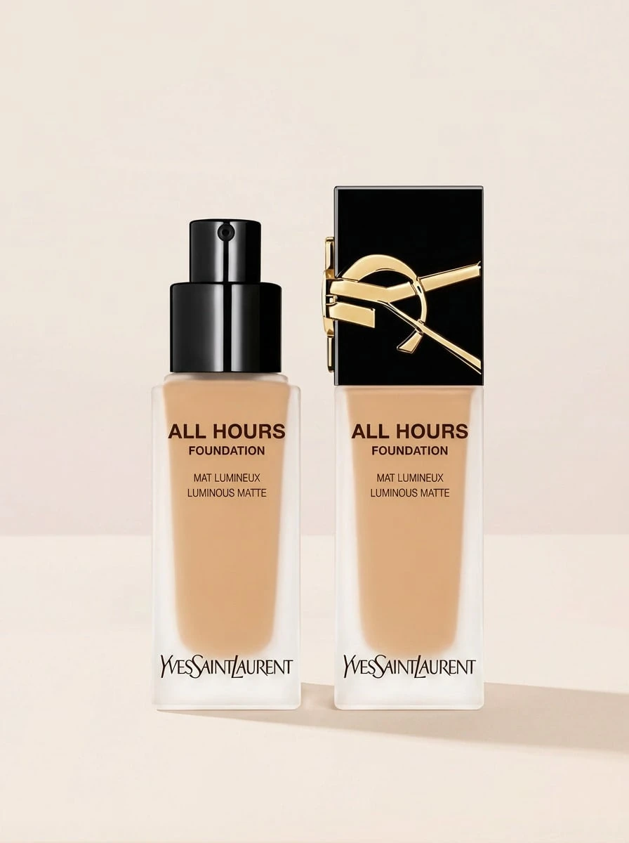 Yves Saint Laurent All Hours Foundation MW2 25 Ml – Foundation, Luminous Matte, For Women, MW2, Suitable For Daily Makeup Routine - Multicolor - View 1