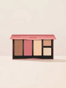 Pupa Milano Never Without All In One Face Palettte 002 Medium Skin 15.2 g – Face Palette, Multi-Functional, For Women, Medium Skin, Suitable For Daily Makeup - #002 Medium - Ver 1